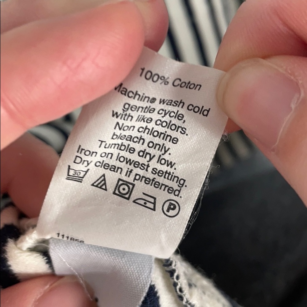 Madewell xs crepe and navy shirt dress - Picture 5 of 5